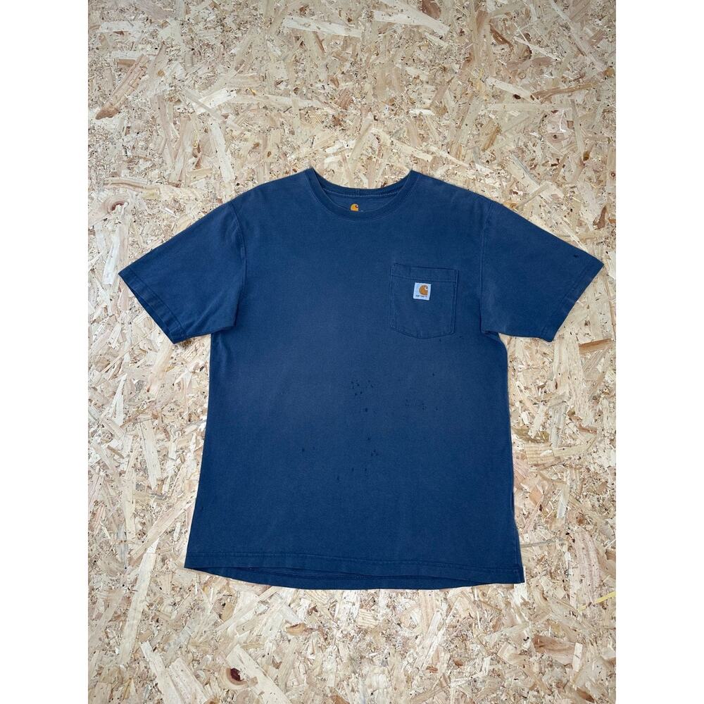 Y2K Carhartt mens tee grey sz M